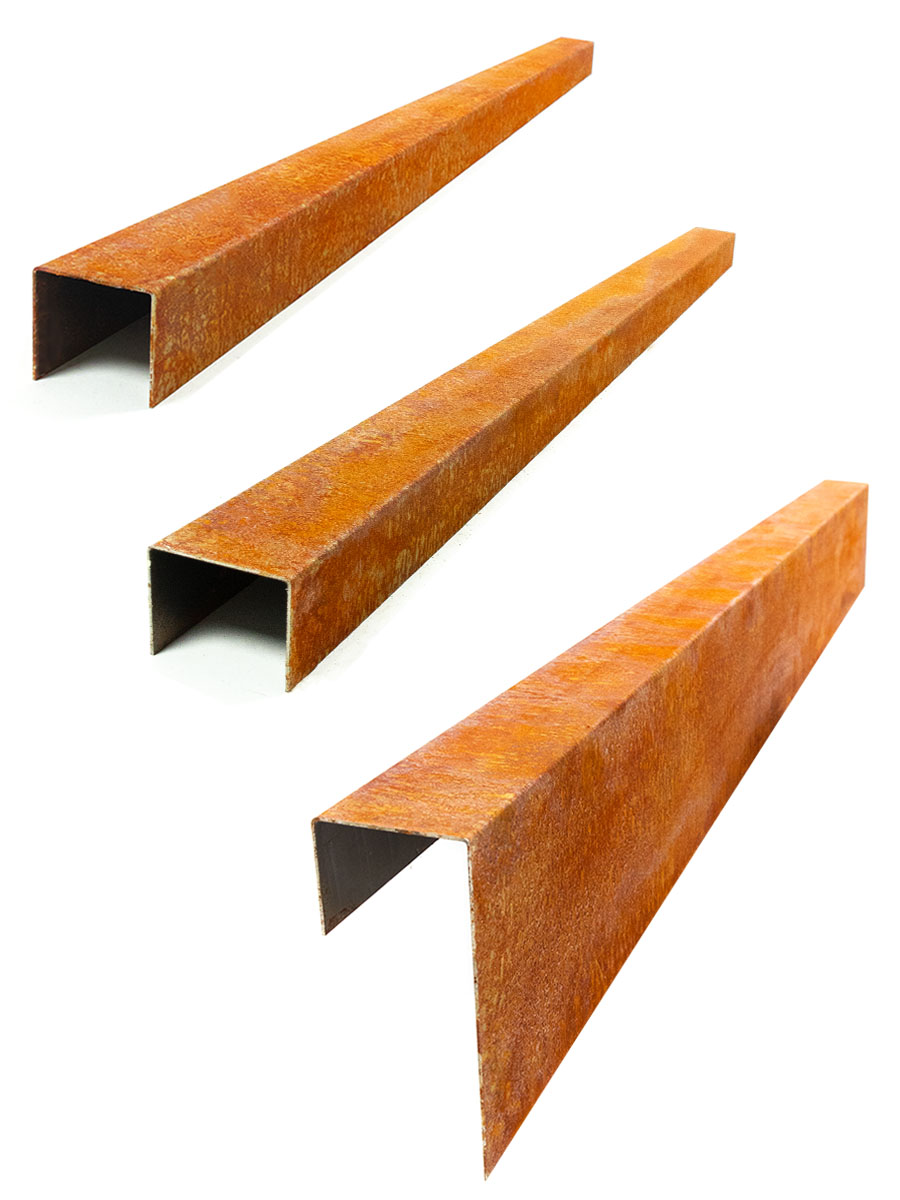 Multi-Edge PROFILE en acier Corten bordure de finition