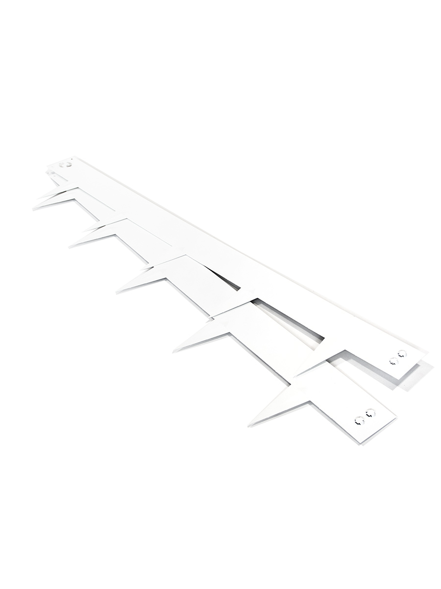 Bordures de jardin Multi-Edge METAL Revêtement blanc