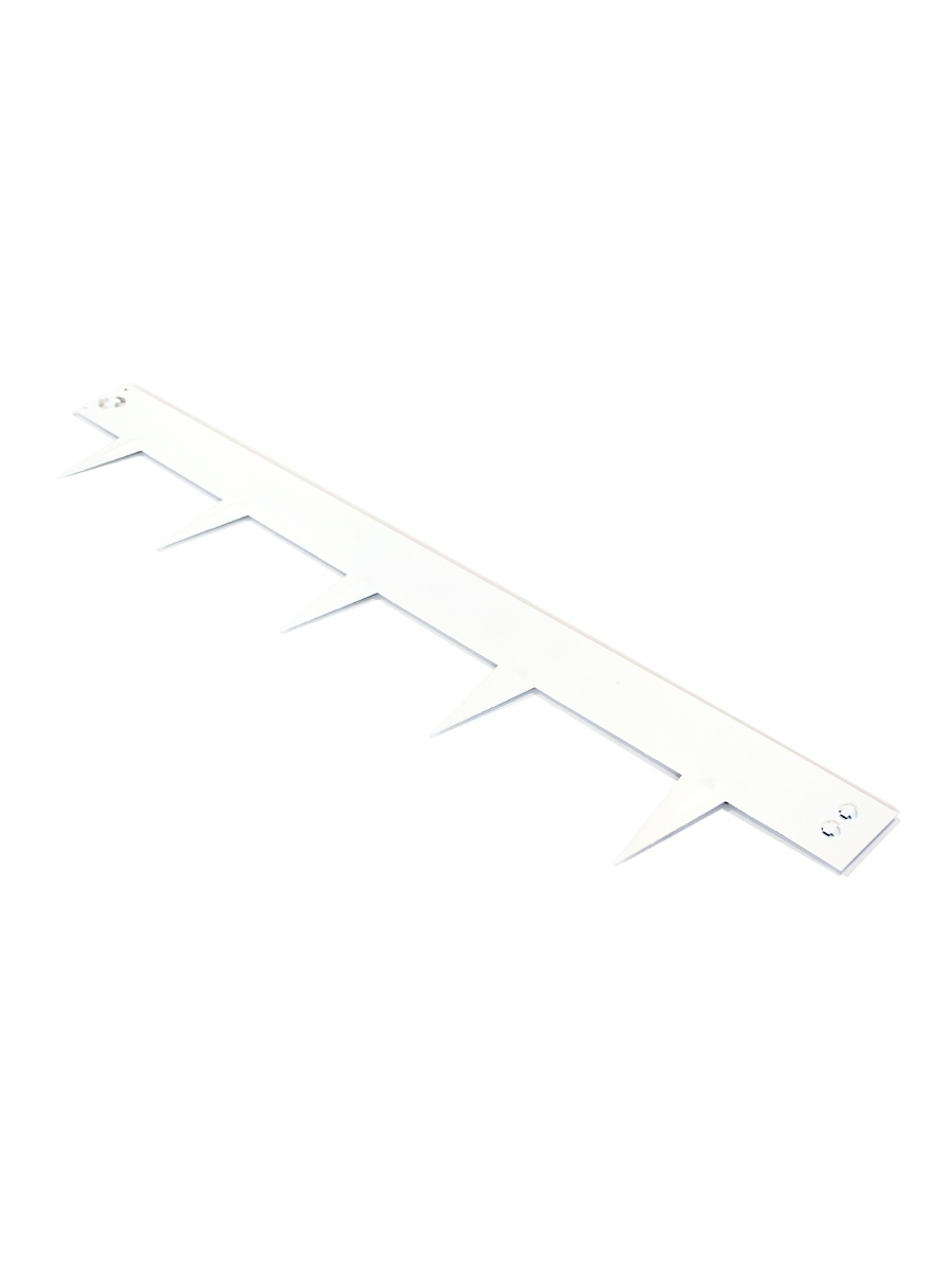 Bordura Multi-Edge METAL acero lacado blanco