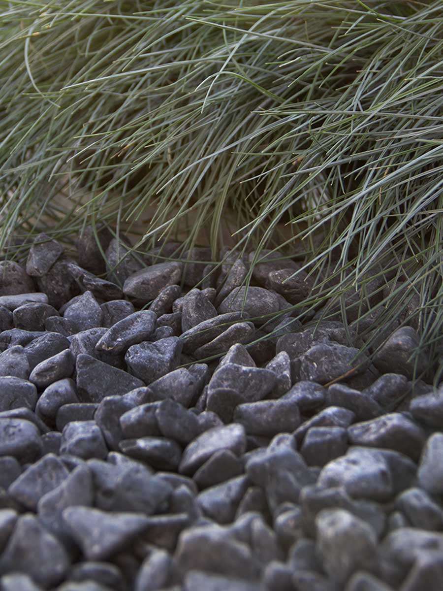 Nero ebano galets noir 12 - 18mm jardin paysagé