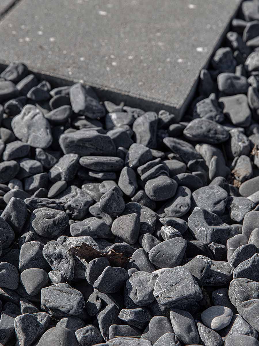 Nero ebano galets noir 20 - 40mm jardin paysagé