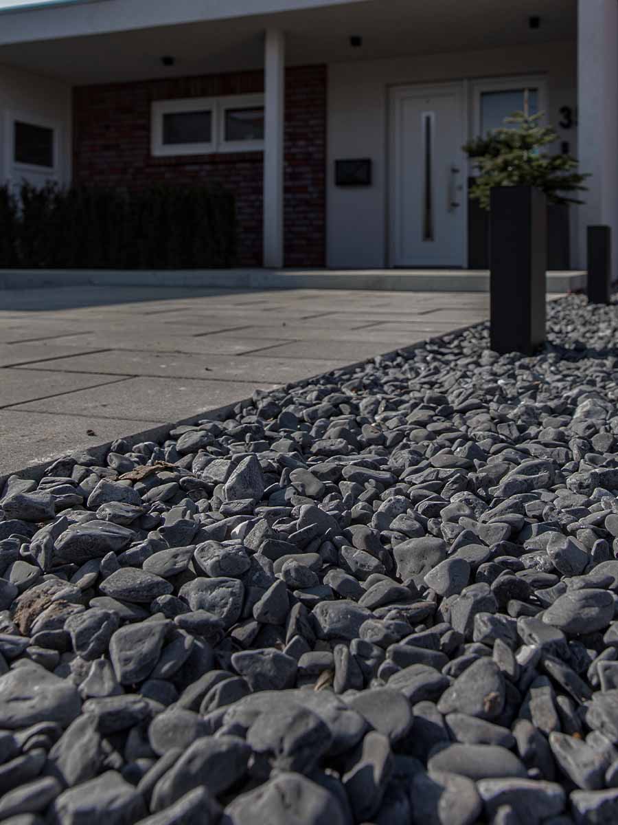 Nero ebano galets noir 20 - 40mm jardin paysagé