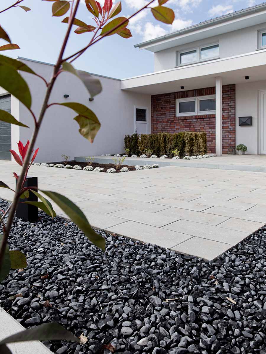 Nero ebano galets noir 20 - 40mm jardin paysagé