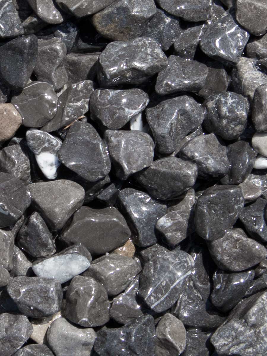 nordic grey galets noir 12 - 18mm (humide)