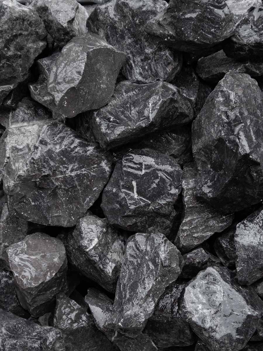 Pierres calcaires à gabion gris Ardennes 40 - 60mm (4 - 6cm) (humide)