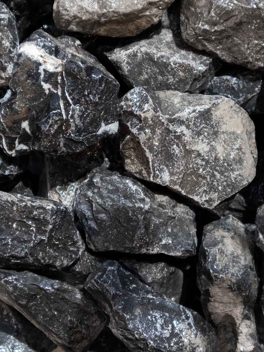 Pierres calcaires à gabion gris Ardennes 60 - 90mm (6 - 9cm) (humide)