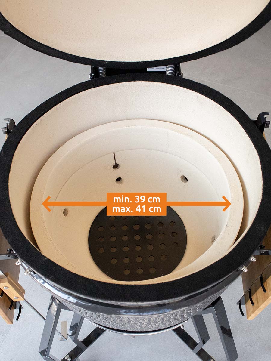 Déflecteur de chaleur avec support 38cm