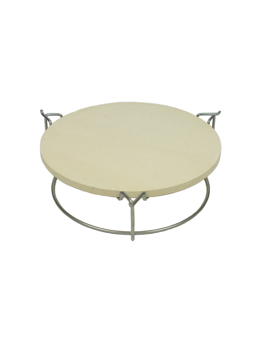 Déflecteur de chaleur avec support 38cm - placé au niveau supérieur (pour les pizzas)