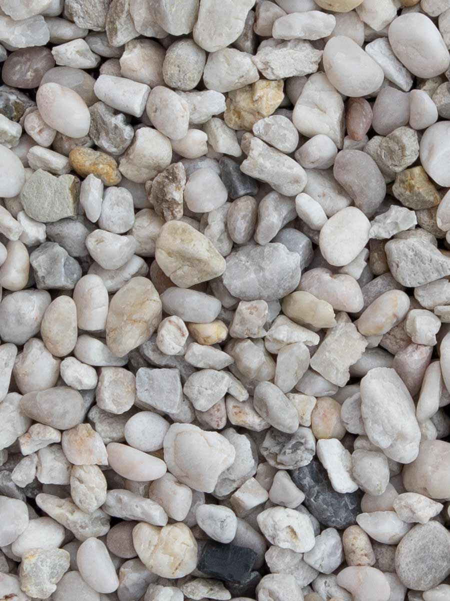 Quartz blanc galets 8 - 12mm