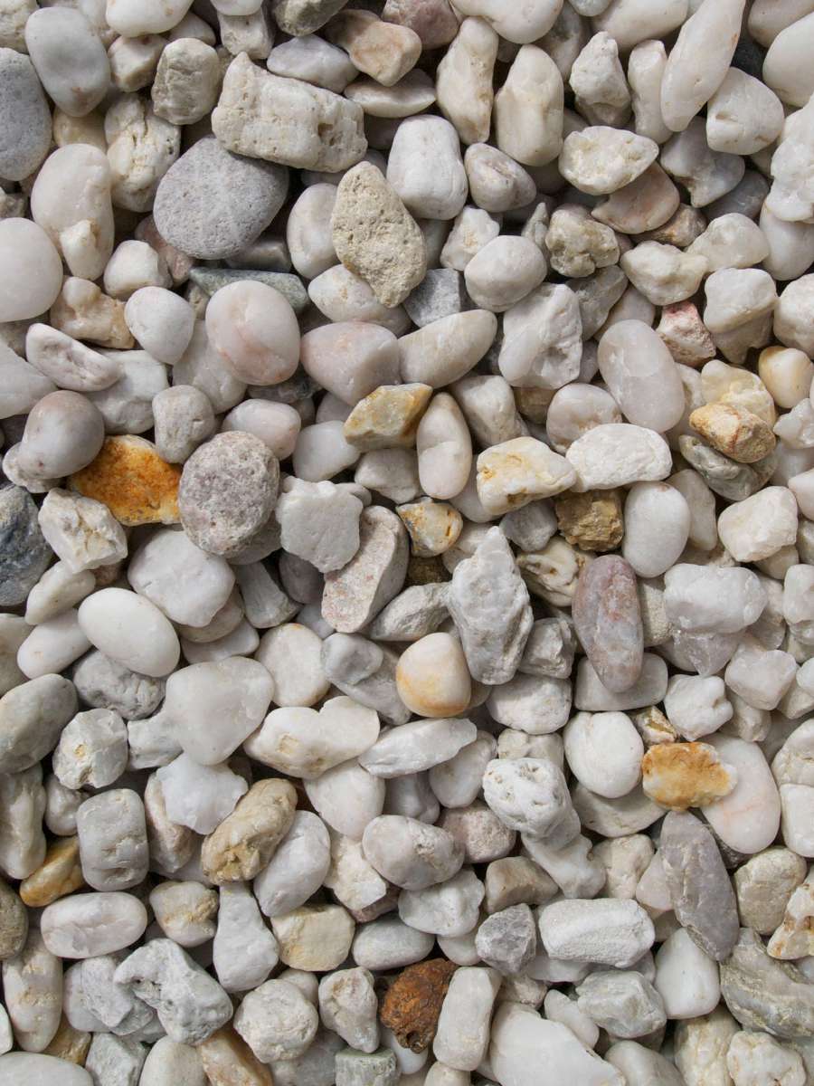 Quartz blanc galets 8 - 16mm