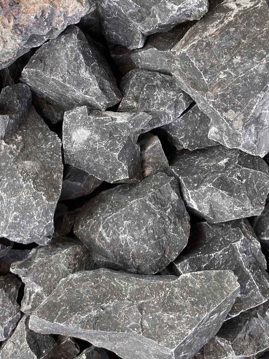 Rocalla Gris Ceniza Oscura 40 - 60mm (4 - 6cm)