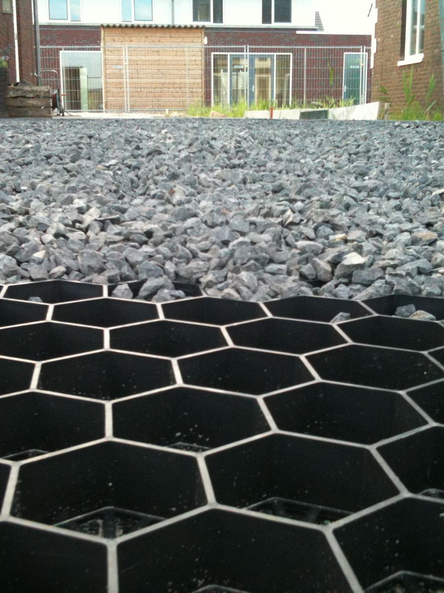 Stabilisateurs de gravier EasyGravel noir par m2
