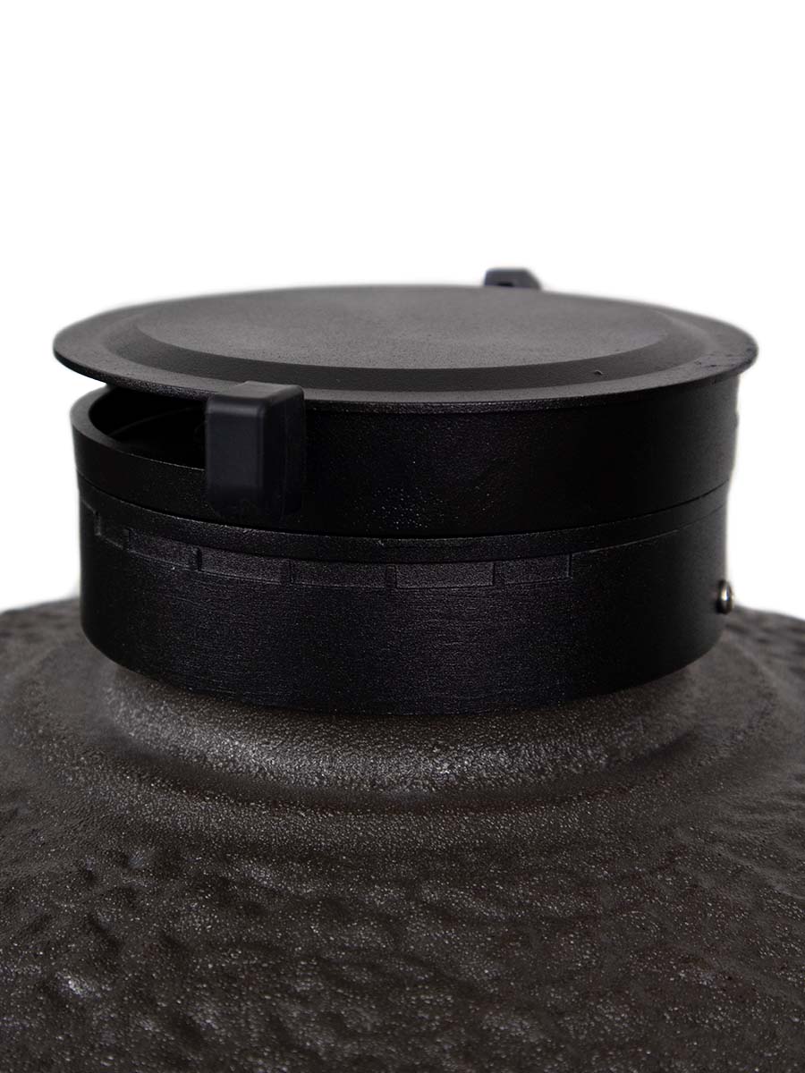 The Columbus Pro Line Large Urban Grey Complete Kamado Grill Einzigartige Entlüftungsöffnung