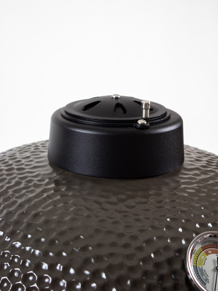 The Columbus Medium Charcoal Gris Kamado ventilation