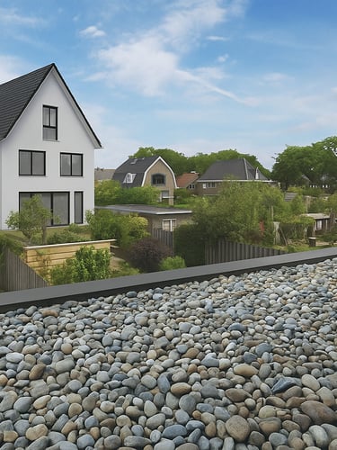 Dakgrind 16 - 32mm aangelegd