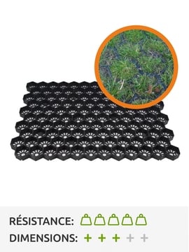 Dalles à engazonner Easygravel 3XL noir