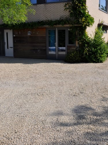 Dolomie gravier concassé jardin paysagé