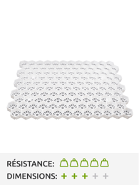 Stabilisateurs de gravier EasyGravel 3XL blanc