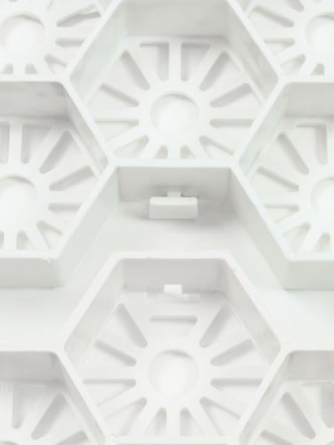 Stabilisateurs de gravier EasyGravel 3XL blanc