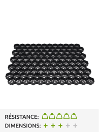 Stabilisateurs de gravier EasyGravel 3XL noir 