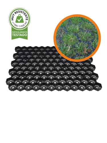 Easygravel 3XL rejillas de césped negro