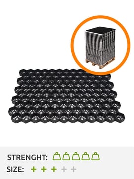 Full pallet paddock grids 3XL black (35,82sqm)