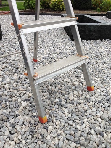 Estabilizador de cascalho Easygravel 3XL preto instalada
