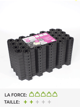 Stabilisateurs de gravier EasyGravel noir paquet