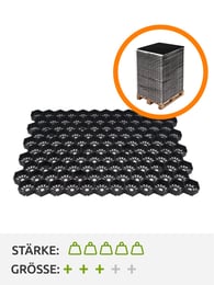 Volle Palette Paddockmatten 3XL Schwarz