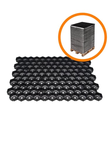 Volle pallet grindstabilisatie Easygravel 3Xl zwart (35,82m2)