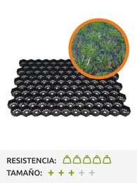 Easygravel 3XL rejillas de césped negro