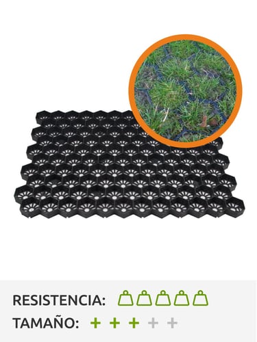 Easygravel 3XL rejillas de césped negro