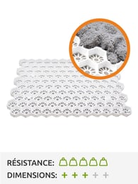 Tapis de paddock 3XL blanc