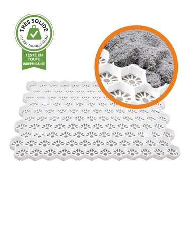 Tapis de paddock 3XL blanc