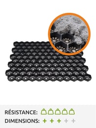 Tapis de paddock 3XL noir