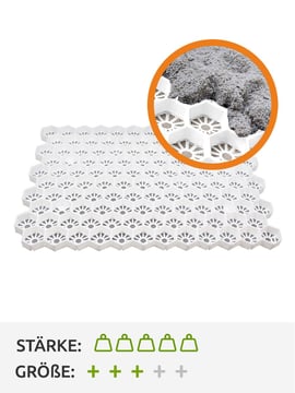 Paddockmatten 3XL weiß