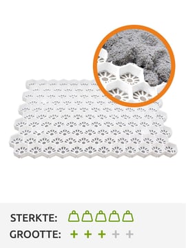 Paddockmatten 3XL wit