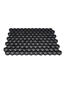 Grelhas Paddock 3XL preto por m²
