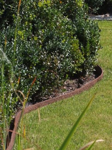 Bordure de jardin Ecolat rouleau brun 10m