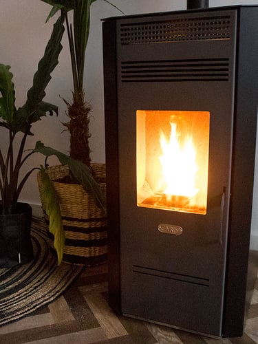 Palet Completo Pellets de Madera EN+A1 Palet Saco 70x15kg (1050kg)