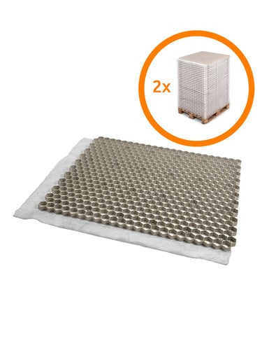 Zwei Paletten Kiesgitter EuroGravel PLUS Beige (85,1m2)