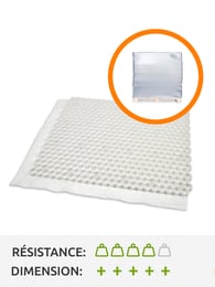 Palette complète stabilisateurs de gravier EuroGravel PLUS blanc