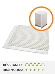 Palette complète stabilisateurs de gravier EuroGravel PLUS blanc