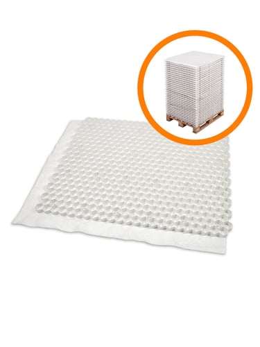 Palette complète stabilisateurs de gravier EuroGravel PLUS blanc