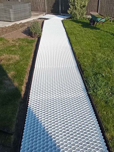 Stabilisateurs de gravier EuroGravel PLUS blanc