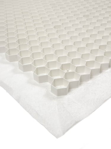 Estabilizador de cascalho EuroGravel PLUS branco detalle