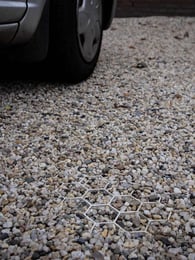 Grindmatten EuroGravel PRO wit per m2