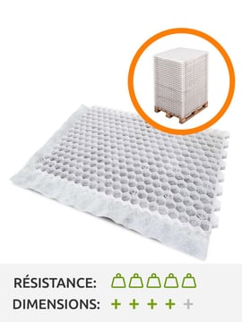 Palette complète stabilisateurs de gravier EuroGravel PRO blanc