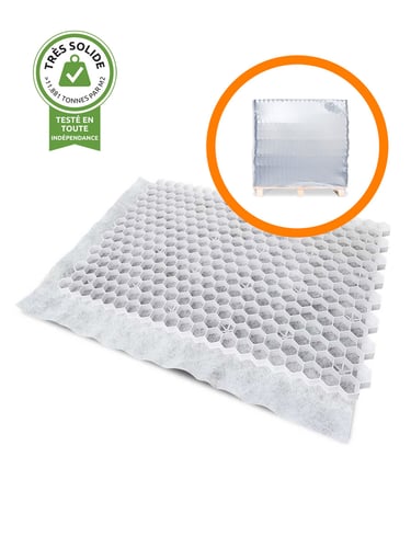 Palette complète stabilisateurs de gravier EuroGravel PRO blanc