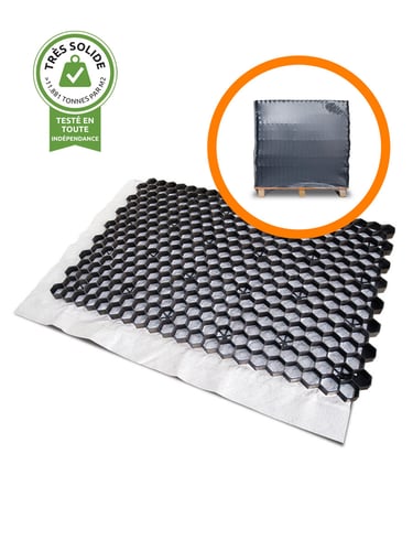 Palette complète stabilisateurs de gravier EuroGravel PRO noir
